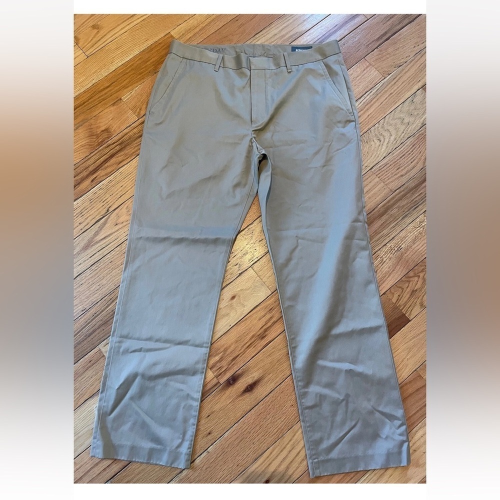 Bonobos Wednesday Chino Pants Mens Size 36x30 Beige Khaki Straight Leg Fit EUC - Picture 1 of 11